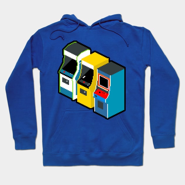 Arcade 80s Hoodie by mannypdesign